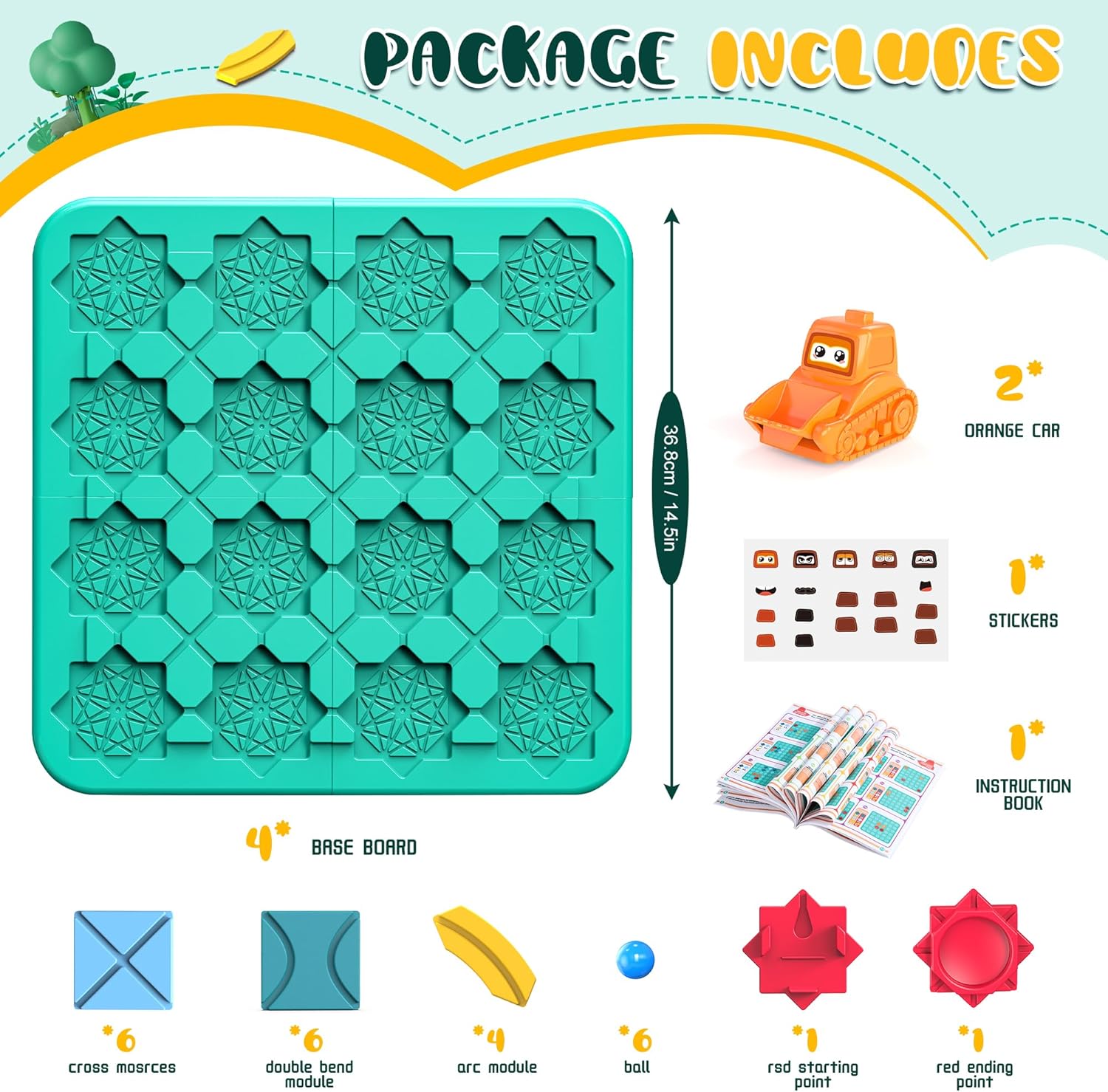 Montessori Puzzelspel voor Kids | Logisch Bouw Breinbrekers 4-8 Jaar | STEM Educatief Speelgoed voor Jongens & Meisjes | Verjaardagscadeau