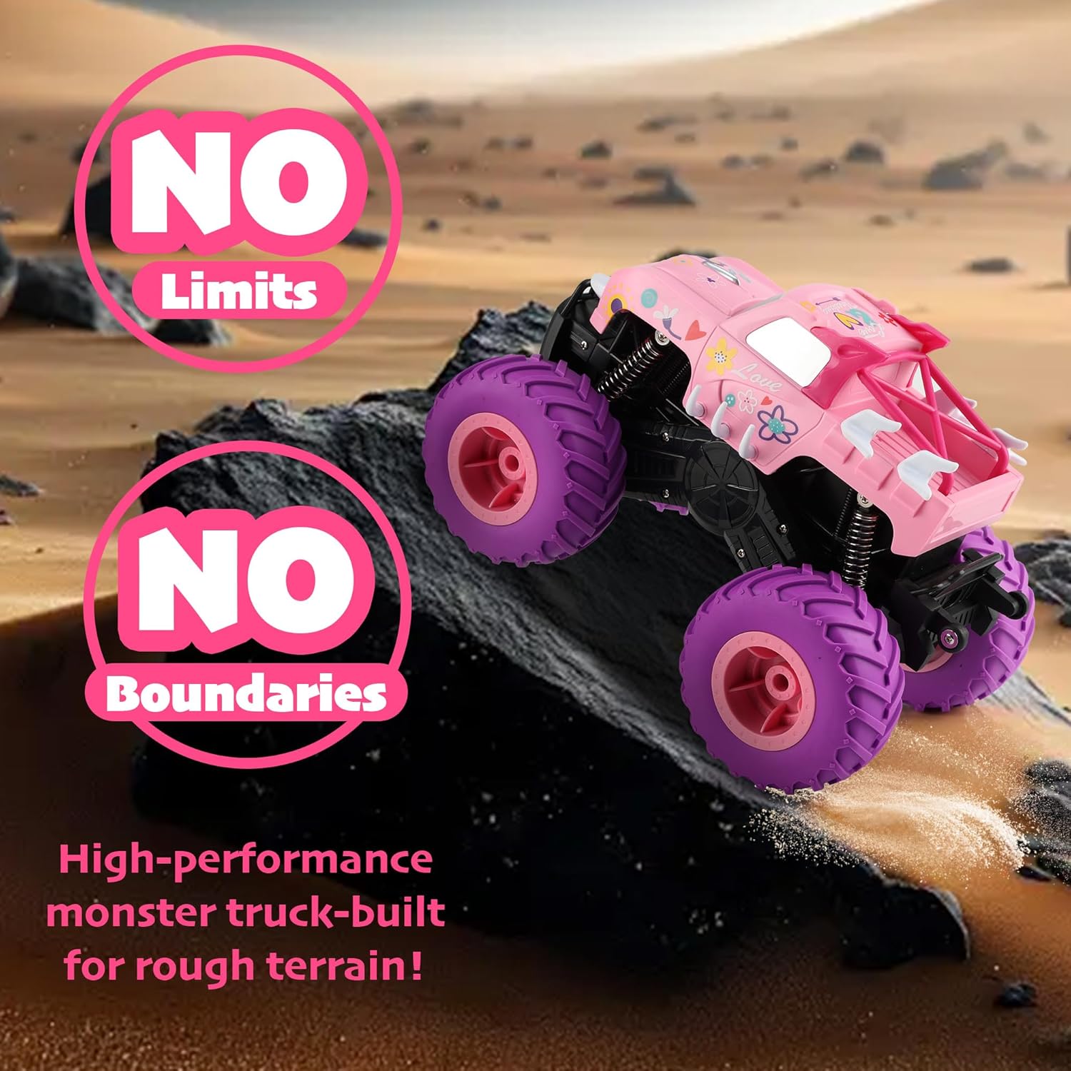 RC Monstertruck 1:16 | 4WD Waterdicht Offroad Auto Speelgoed Jongens 6-12 Jaar