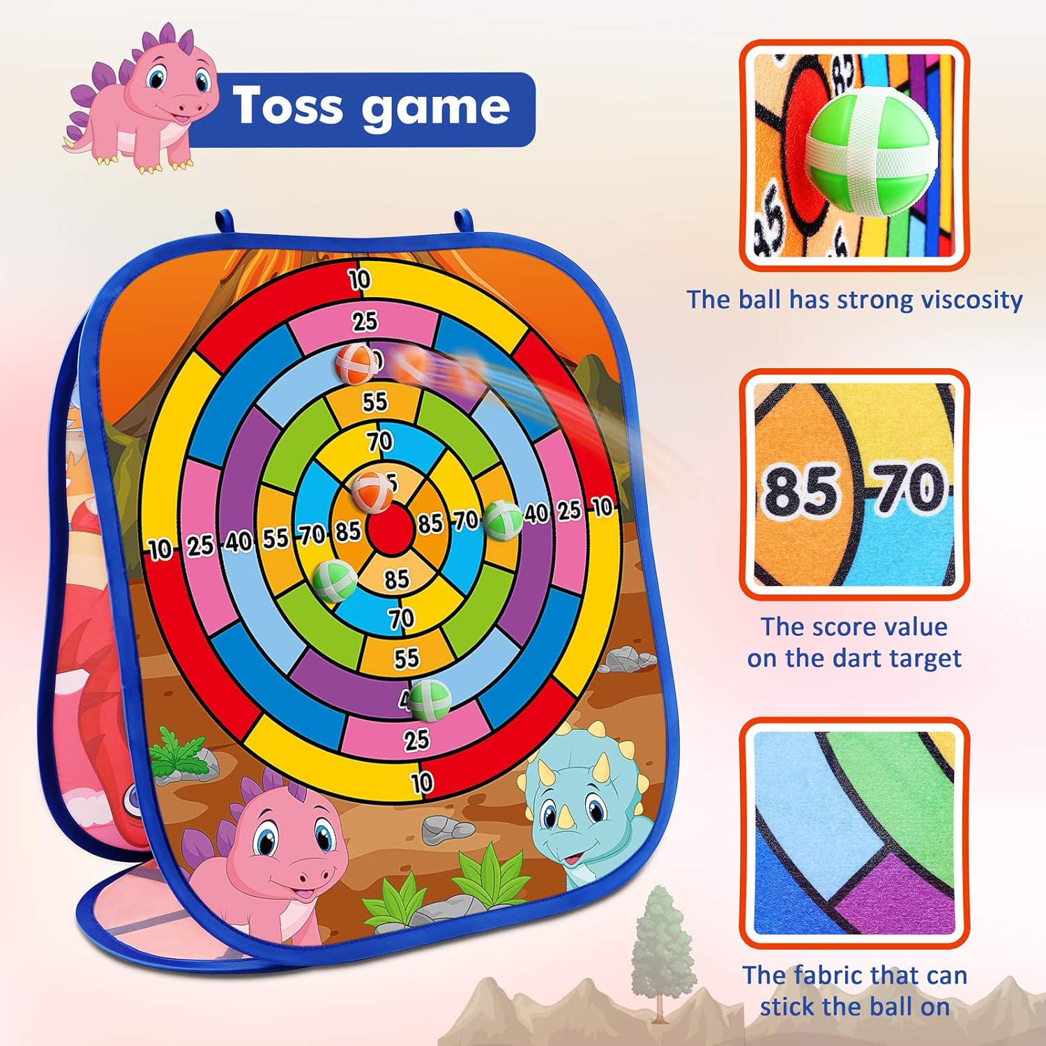 Dieren werp spel | bean bag toss buitenspel voor kinderen & familiefeest 3-6 jaar