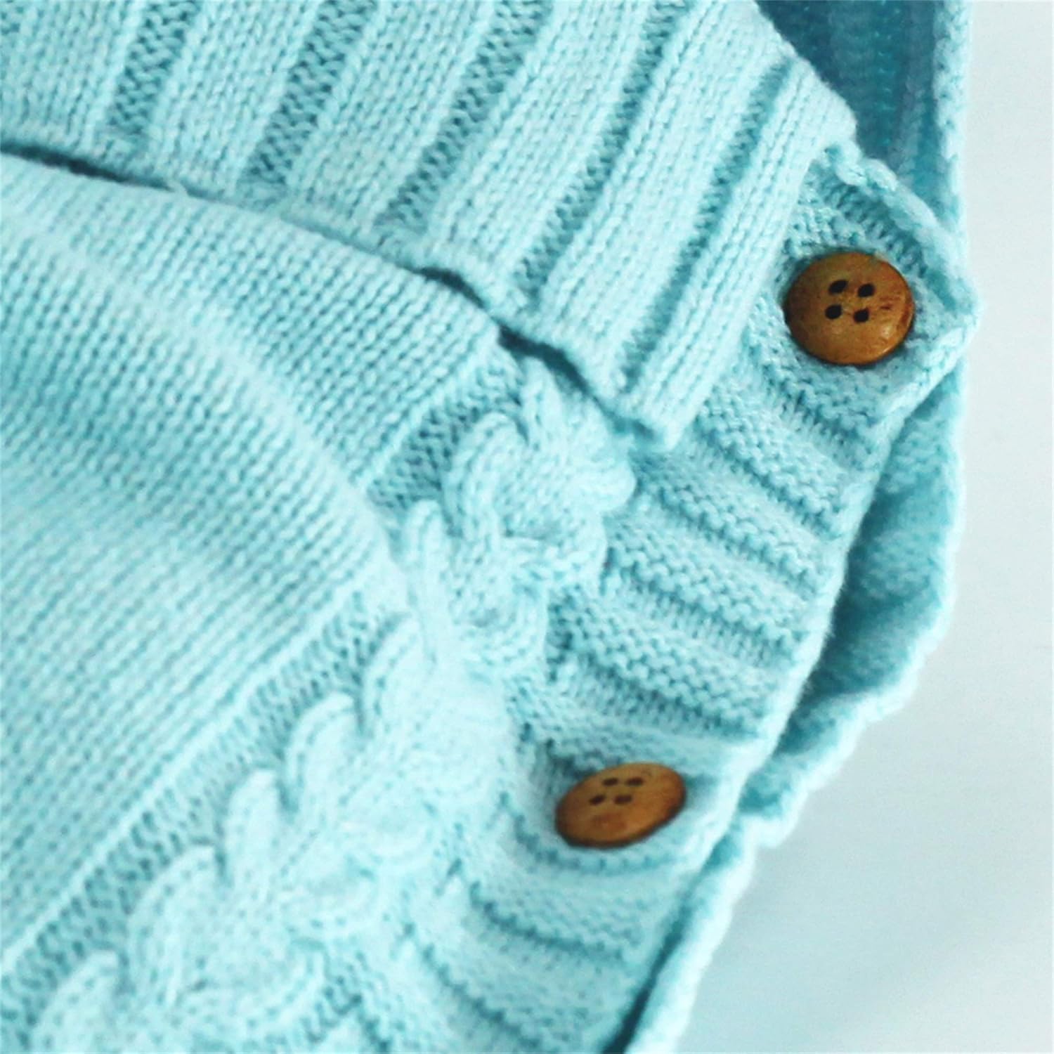 Gebreide baby wikkeldeken|Slaapzak 0-6 maanden voor kinderwagen