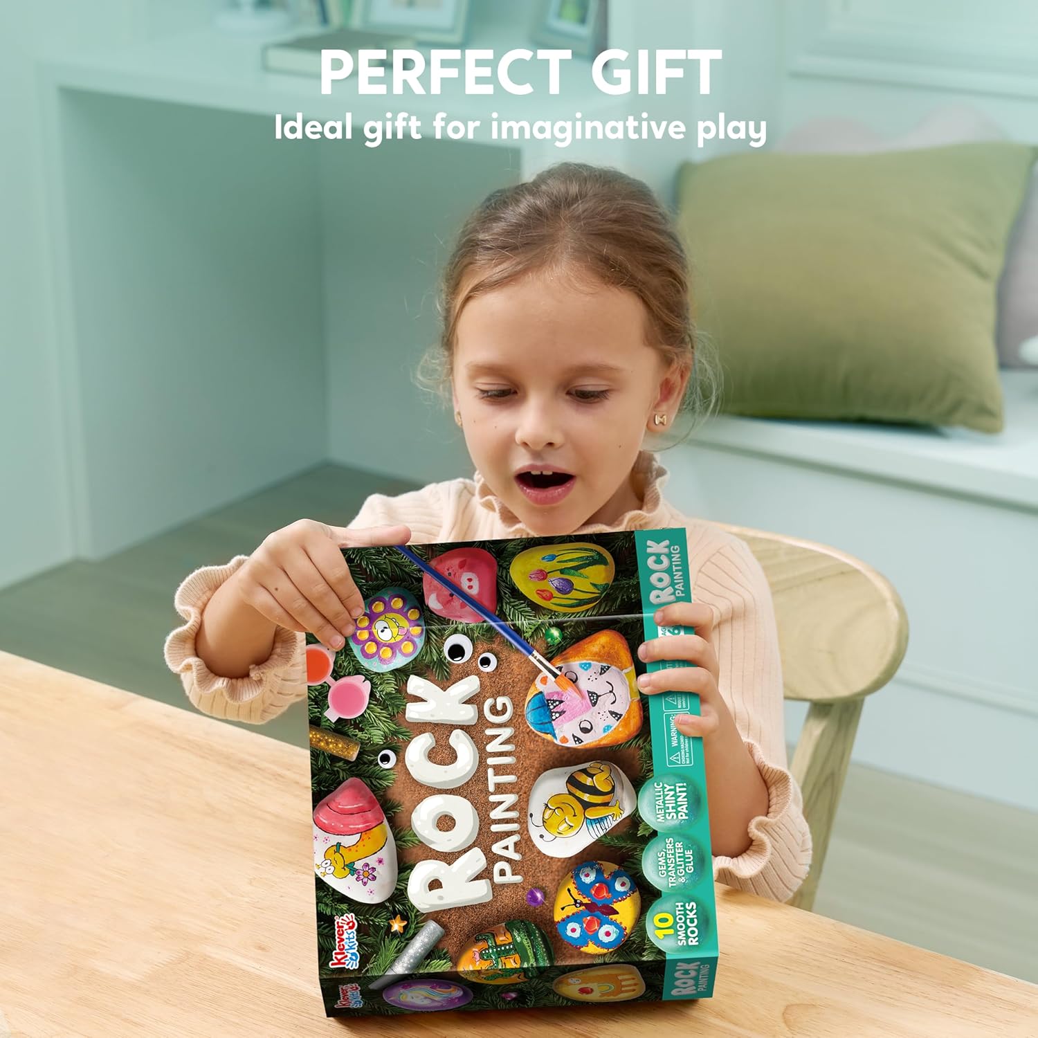 Rotsen Schilderen Glow-in-the-Dark Knutselset – Creatief Speelgoed 6-12 jr