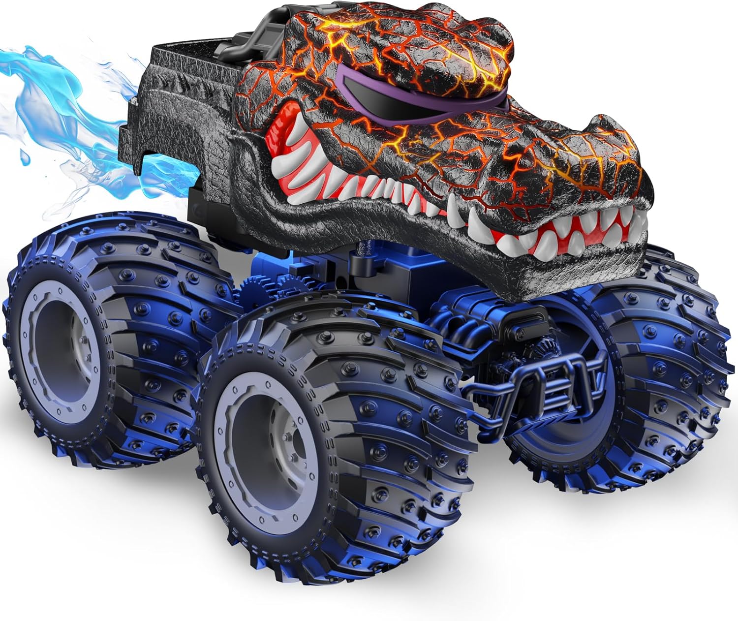 RC Auto Monstertruck 2.4GHz – Speelgoed met Licht & Spray, Cadeau 3-8 jr
