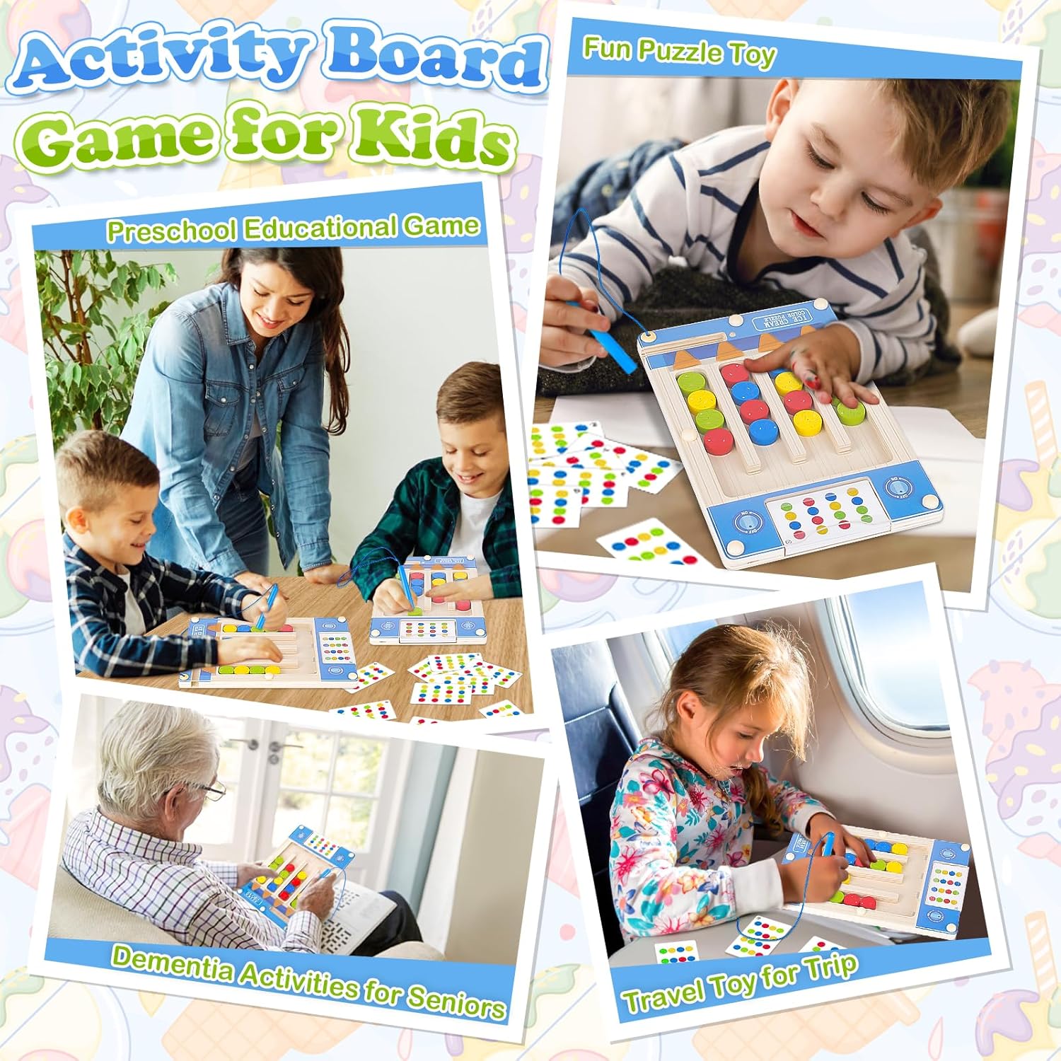 Montessori Magnetisch Houten Speelgoed – Educatief Puzzel & Motoriek Spel 3-7 jr