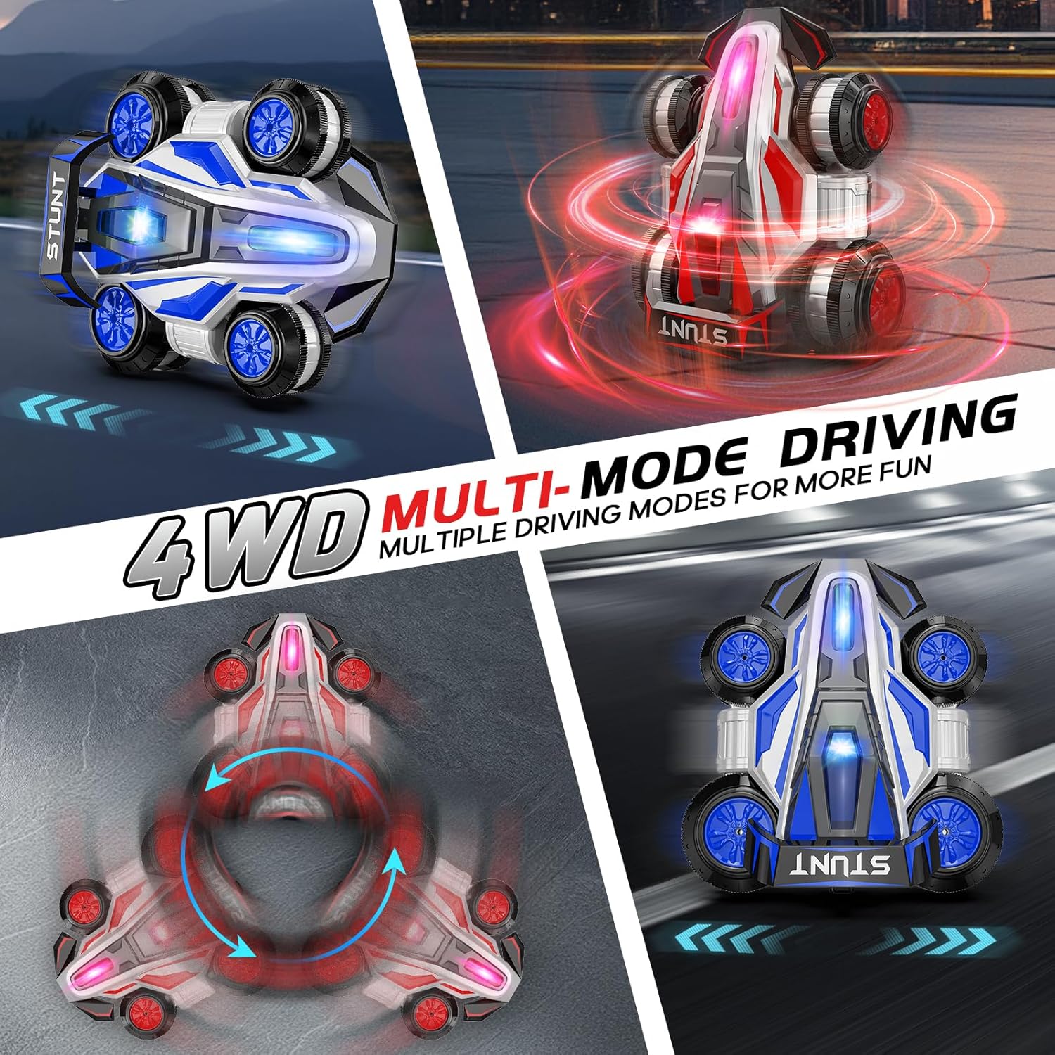 RC stunt auto drift | 360° transformerende racewagen