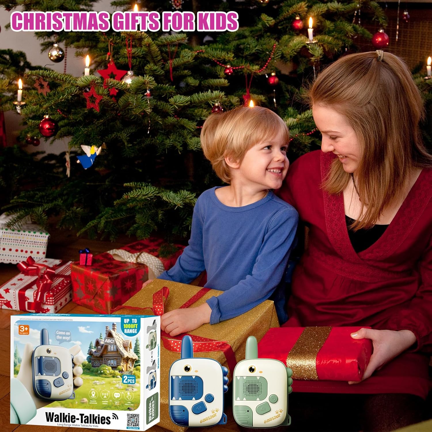 Walkie Talkies Eenhoorn – 2-Pack Speelgoed voor Meisjes 3-10 jr Buiten Spel