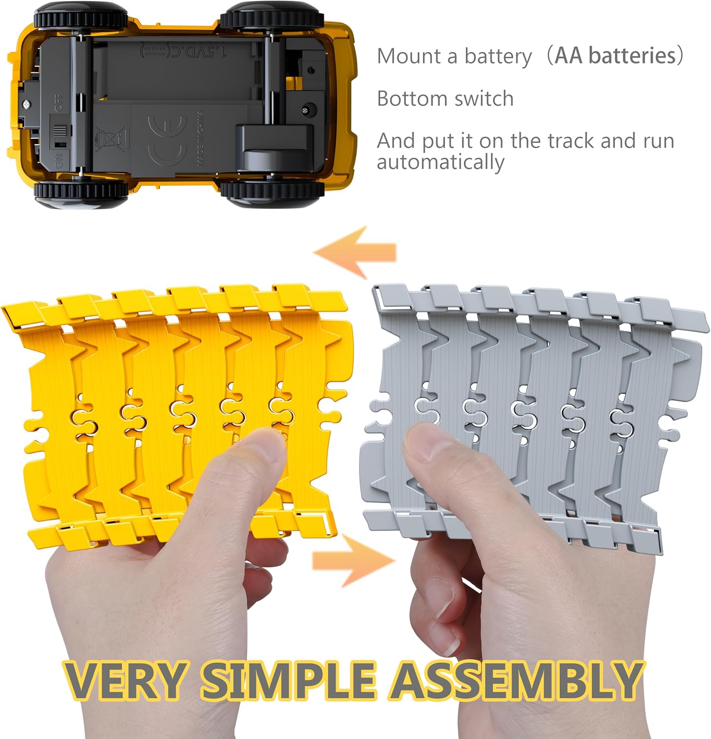Bouw Racebaan Speelset 253 Stuks | Flexibele Baan met 5 Bouwvoertuigen | Educatief Speelgoed voor Kinderen 3-8 Jaar