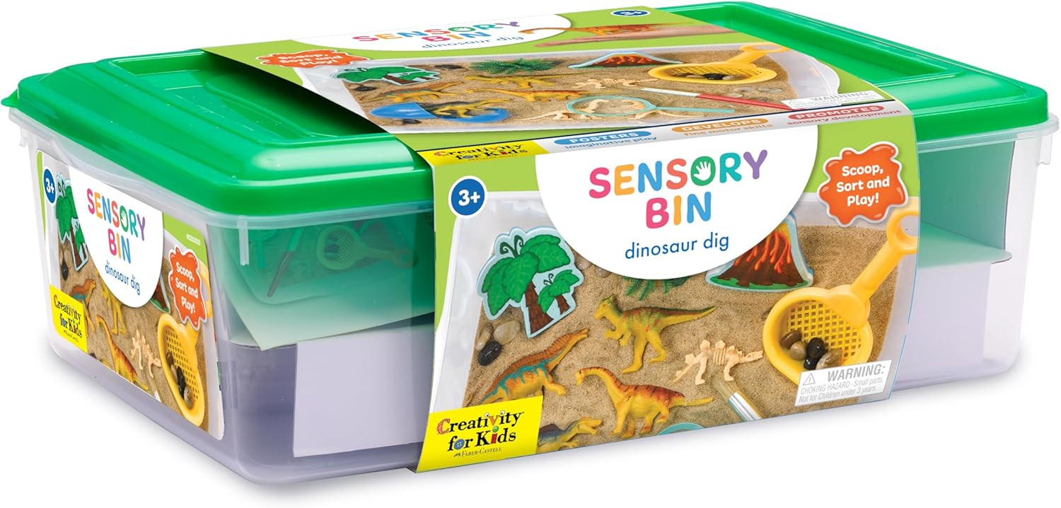 Sensory Bin Construction Zone Speelset | Graafmachine Speelgoed voor 3-5 Jaar Oud | Educatief Buitenspeelgoed en Activiteiten voor Kinderen