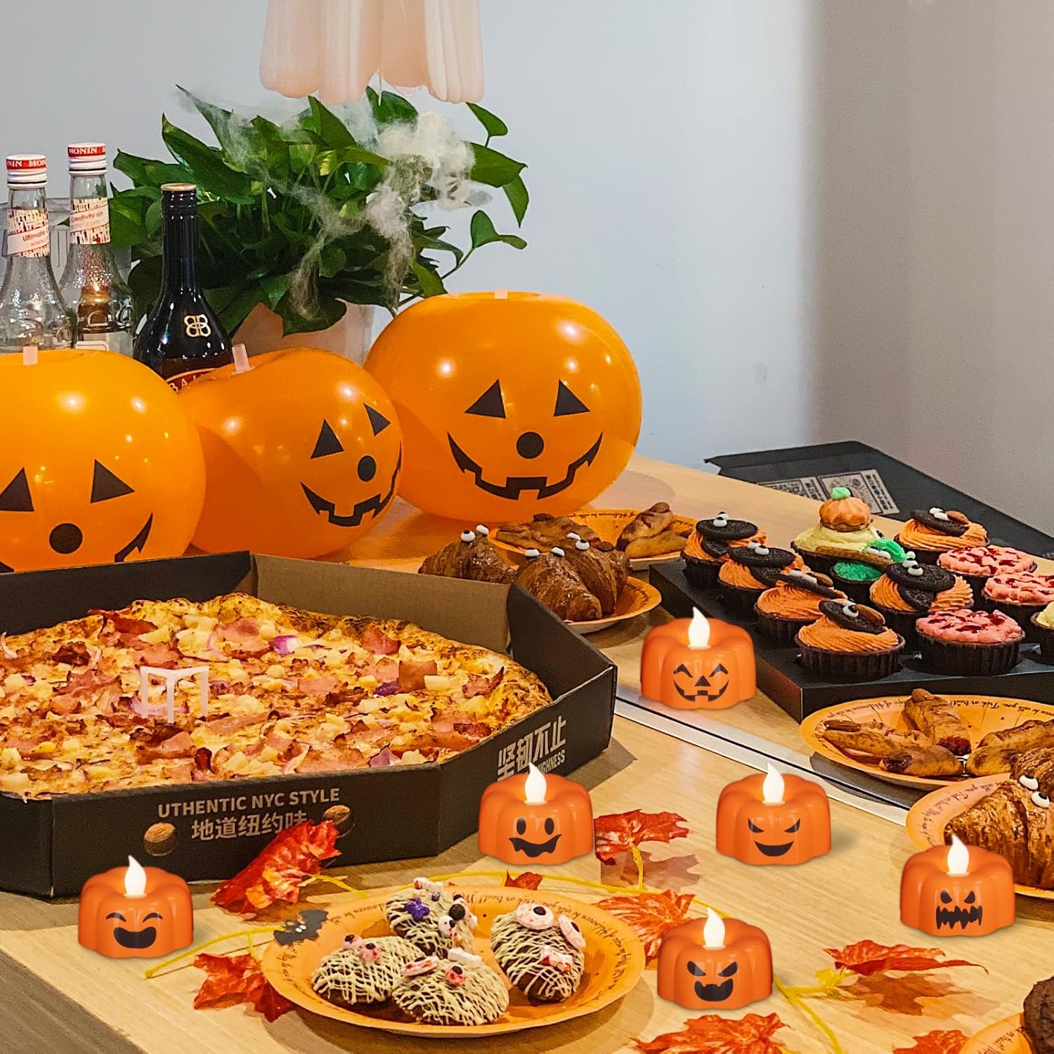 6 stuks LED kaarsen met afstandsbediening | Halloween decoratie zonder vlam