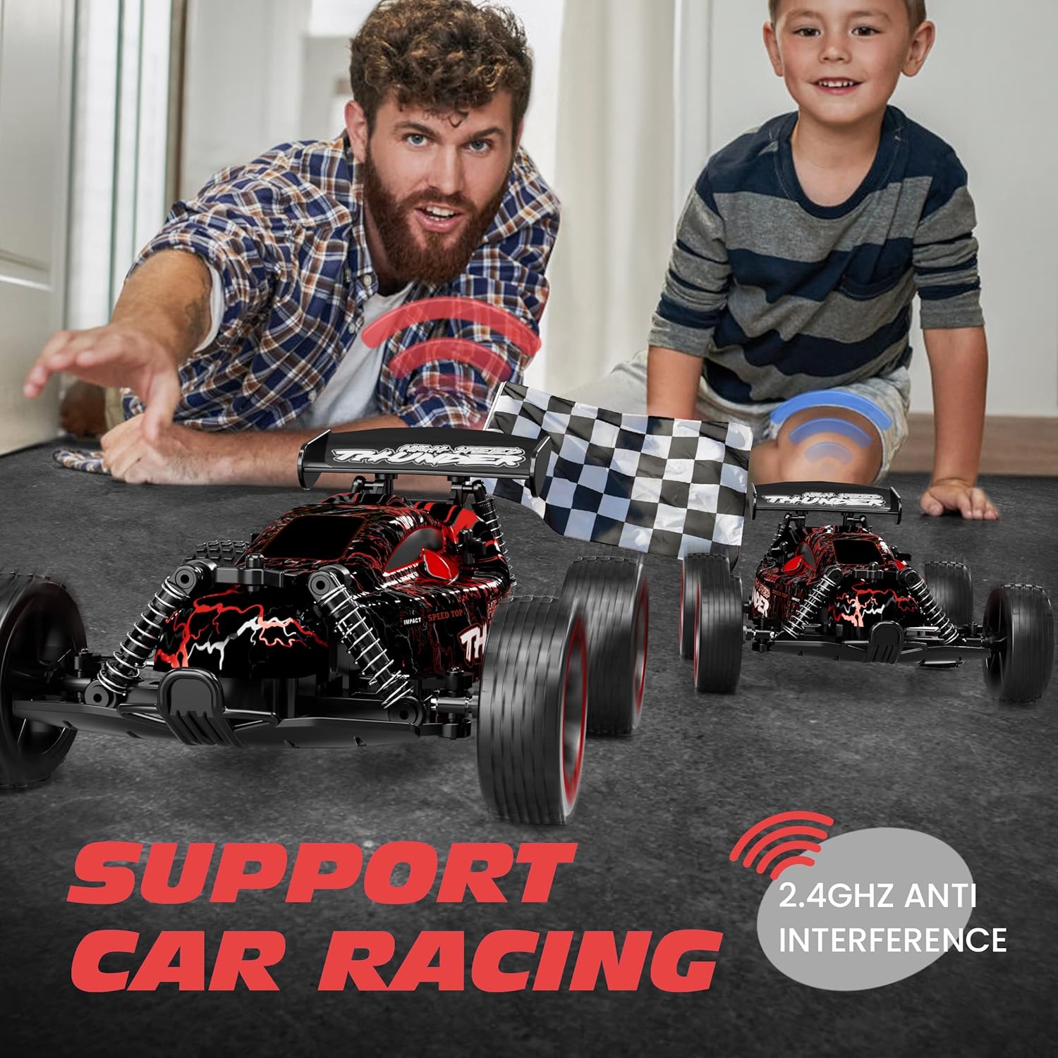 1:18 Schaal Afstandsbediening Auto voor Kinderen | 2WD Off-Road Buggy | 20 KM/H Snelheid & 50 Minuten Speeltijd | Perfect Cadeau voor Jongens & Meisjes