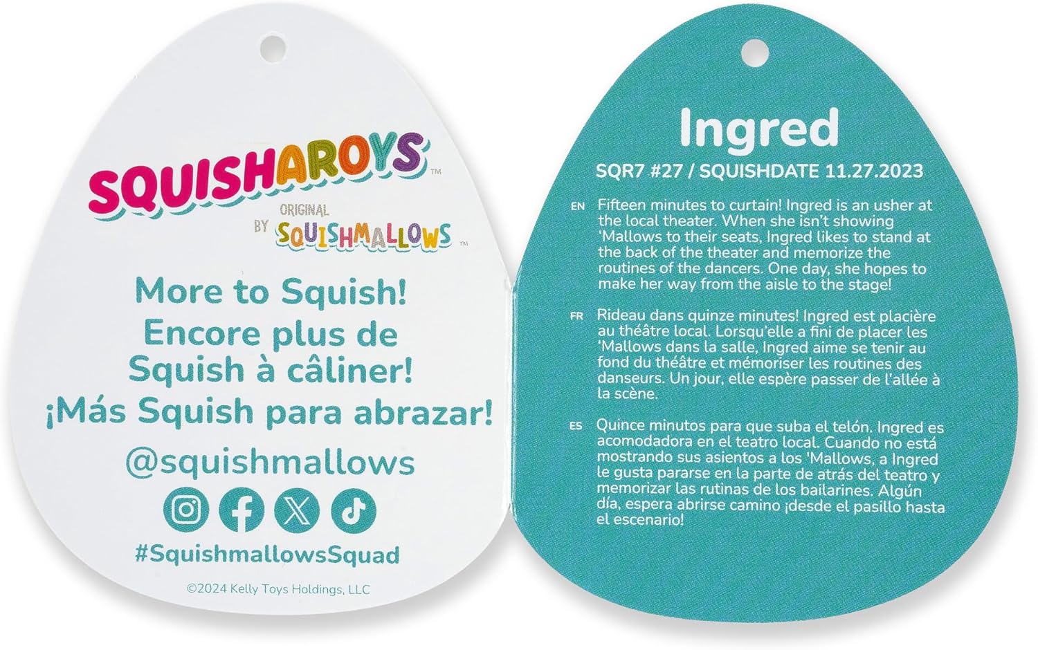 Schattige Margie pompoen knuffel | Roze duivel editie