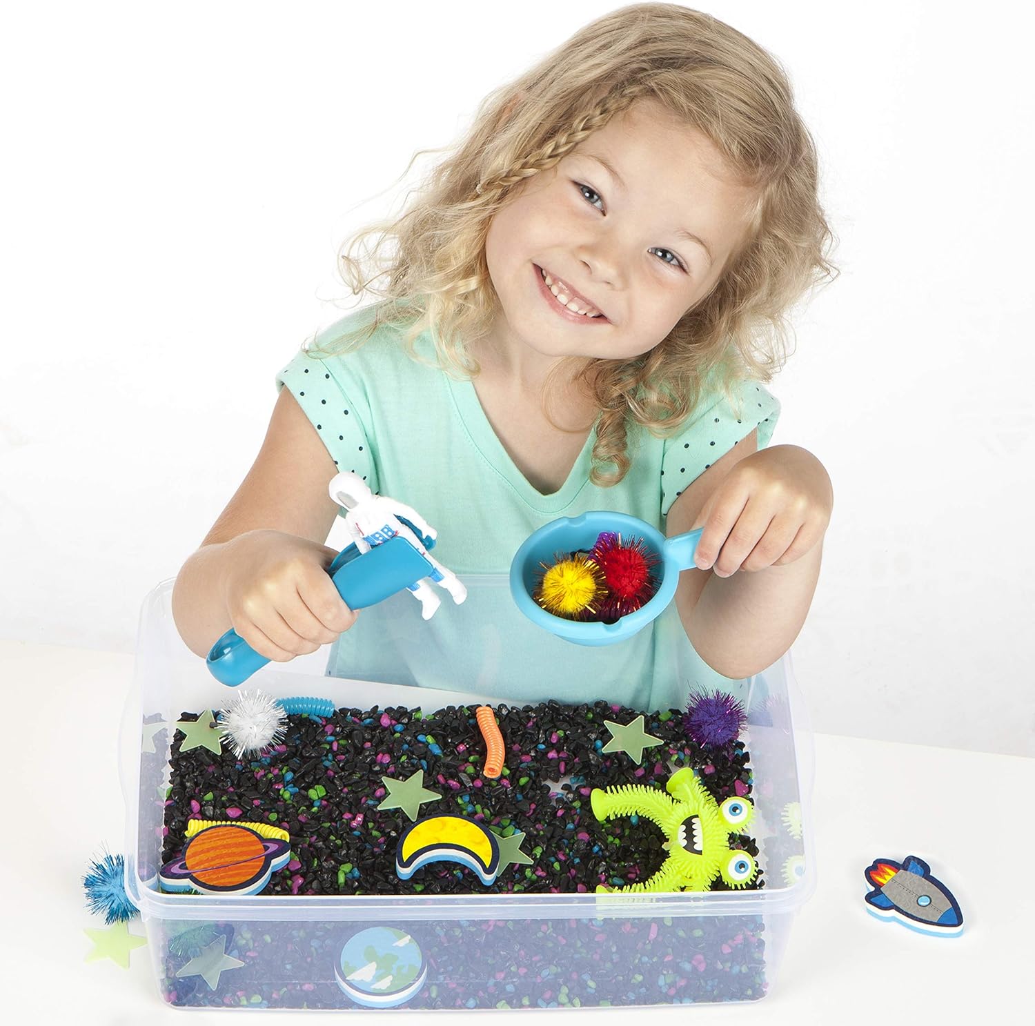 Sensory Bin Construction Zone Speelset | Graafmachine Speelgoed voor 3-5 Jaar Oud | Educatief Buitenspeelgoed en Activiteiten voor Kinderen