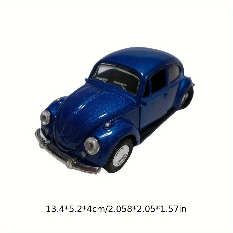 Klassieke speelgoedauto van metaal met openende deuren - Geschikt als Halloweencadeau.