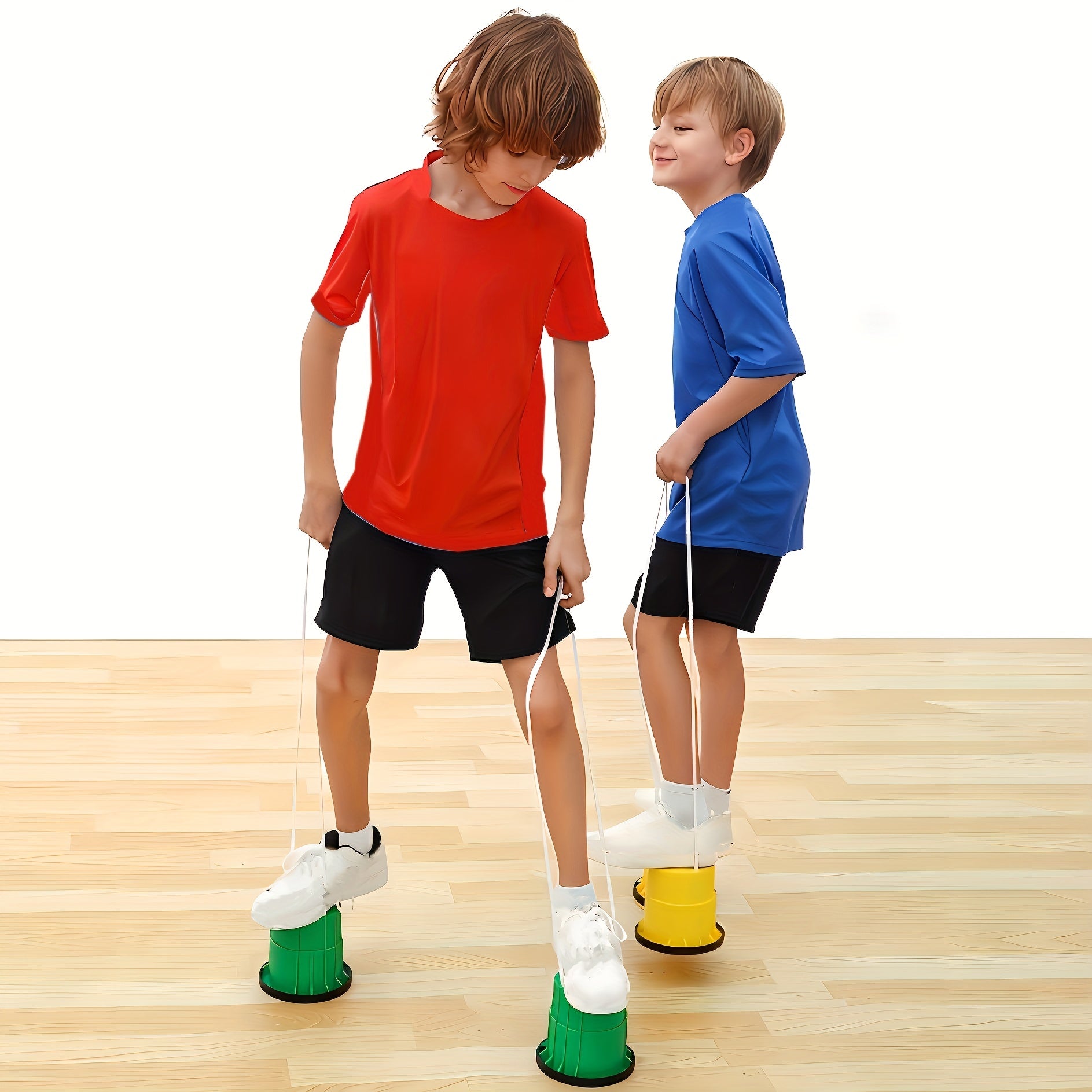 Anti-Slip Loopstelten voor Kinderen | Outdoor Balans & Fitness Speelgoed | Familieplezier & Cadeau Idee