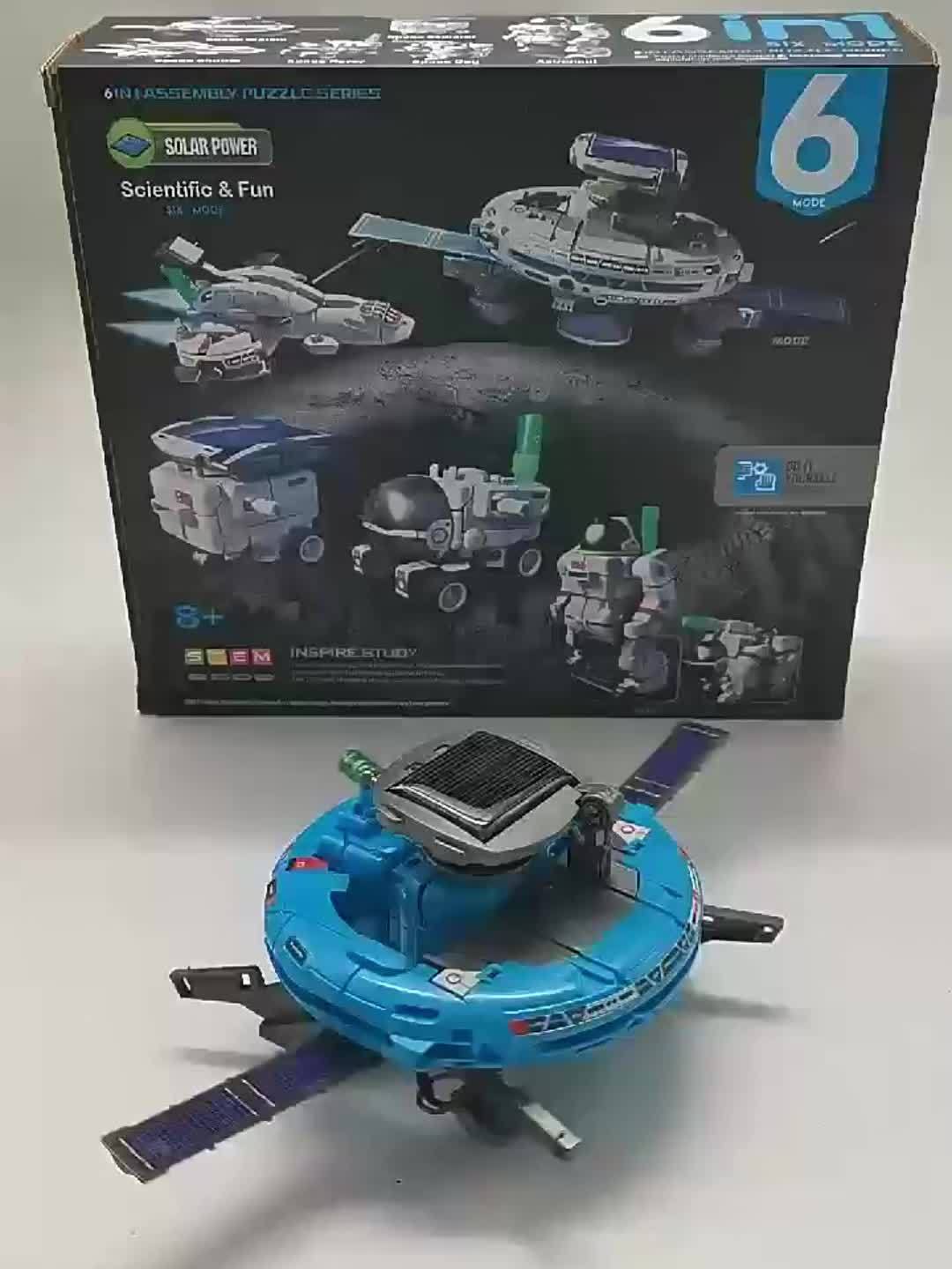 6-in-1 Zonne-Energie Robot Kit – Educatief STEM Speelgoed voor 8-13 Jaar