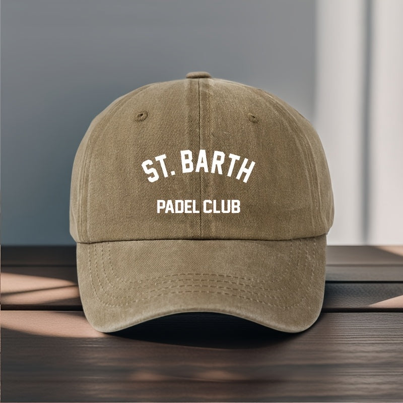 Vintage Cap Unisex | Verstelbare Padel Pet met Metalen Gesp | Lichtgewicht Sportieve Hoed voor Mannen & Vrouwen