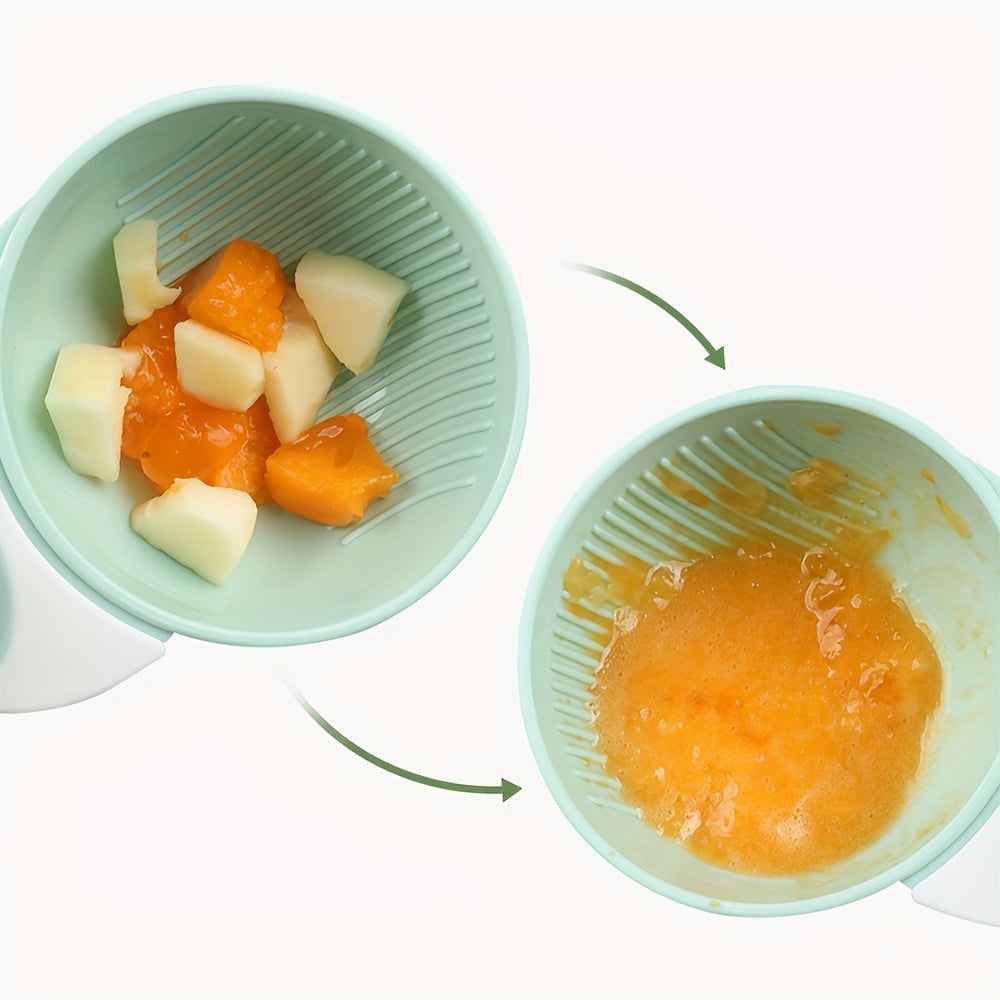 Handmatige Voedselmolen voor Verse Babyvoeding - Pureermolen voor Zelfgemaakte Fruithapjes en Groentepuree - Handige Keukenhulp voor Ouders van Baby's