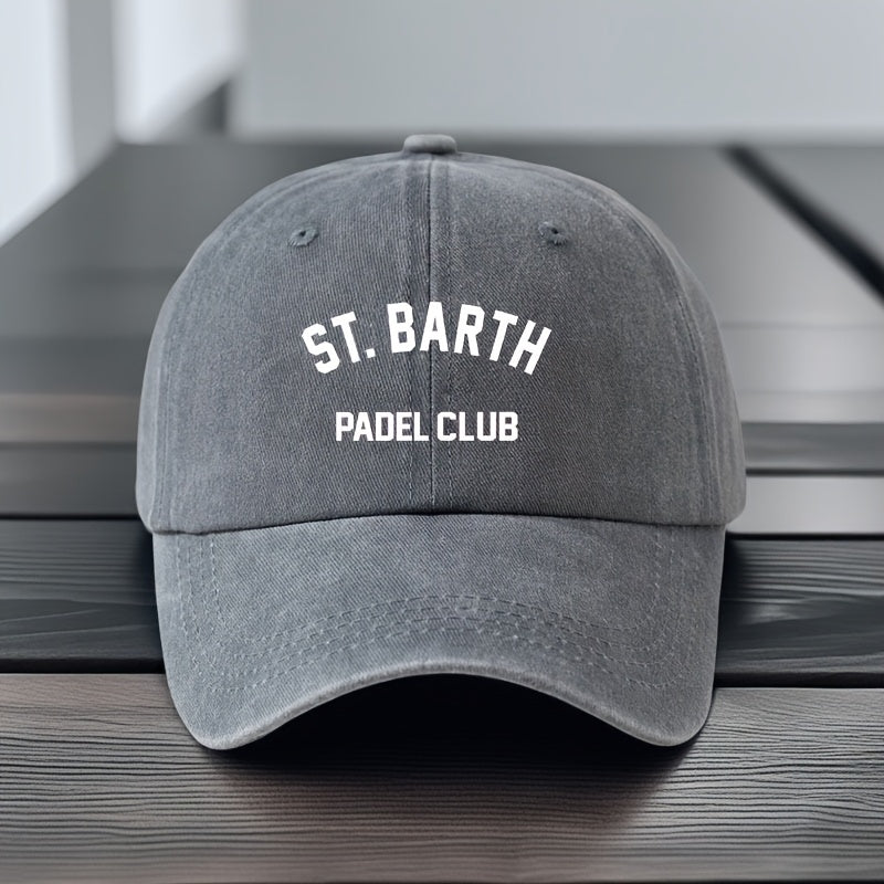 Vintage Cap Unisex | Verstelbare Padel Pet met Metalen Gesp | Lichtgewicht Sportieve Hoed voor Mannen & Vrouwen