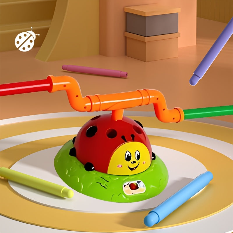 Lieveheersbeestje Ringwerpspel voor Kinderen van 3-6 Jaar - Actief Coördinatie Speelgoed voor Jongens en Meisjes - Multifunctioneel Spel voor Binnen en Buiten