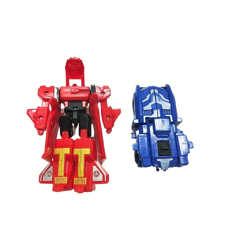 2-Pack Transformerende Mini Robot Auto’s | Buigbare Speelgoedvoertuigen – Duurzaam & Leuk Cadeau voor Kinderen