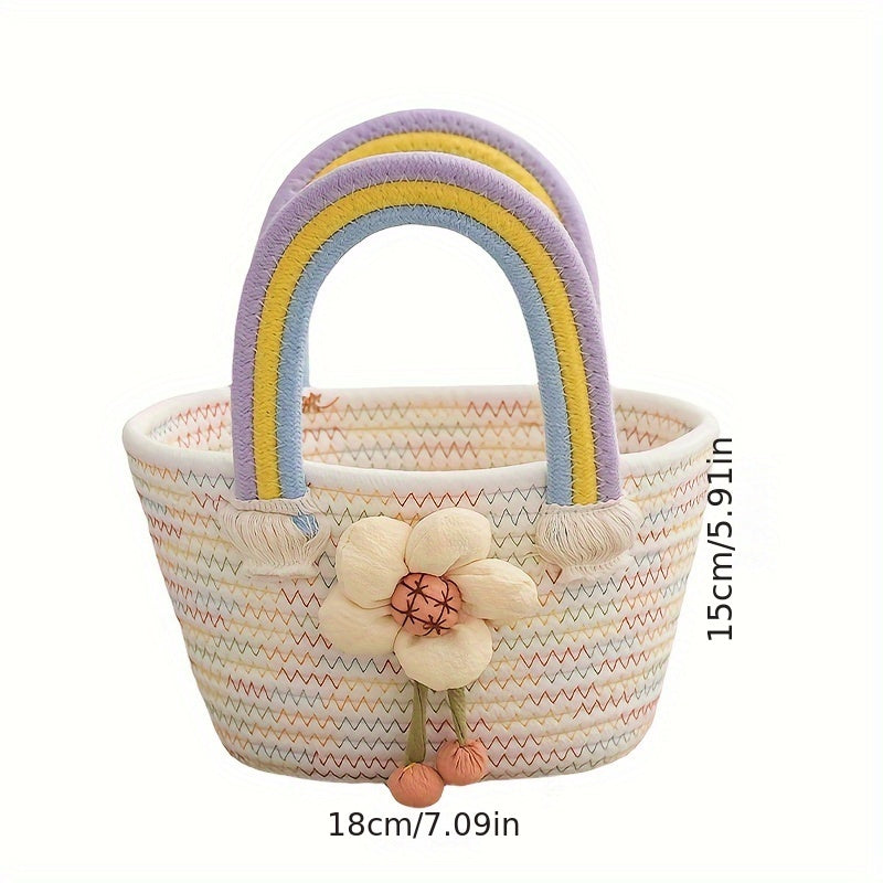 Rainbow Gift Basket - Perfect for Keepsakes, Weddings, Showers & Birthdays