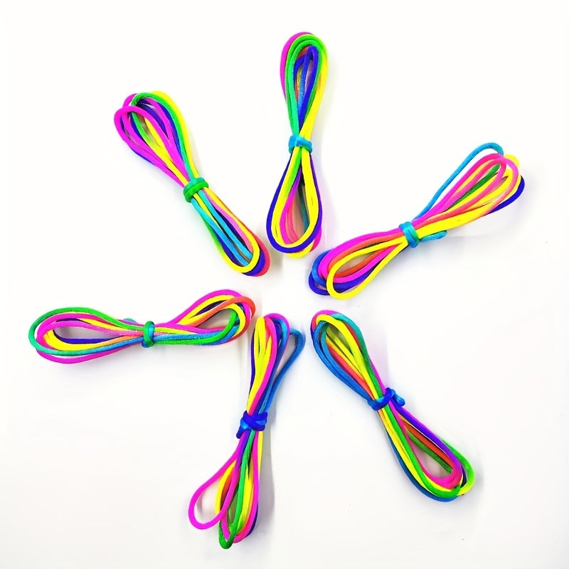 Educatief Regenboog Touw Speelgoed | Vinger Spel & Wetenschappelijk Spel | Leuk voor Kinderen & Volwassenen (2-Pack)