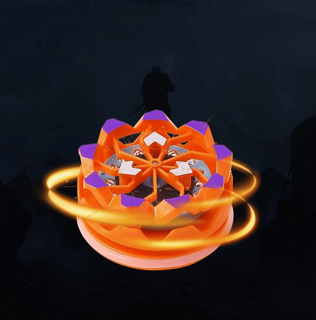 Vuurwerk Gyroscoop Speelgoed | Draaiend lichtgevend kinderspeelgoed