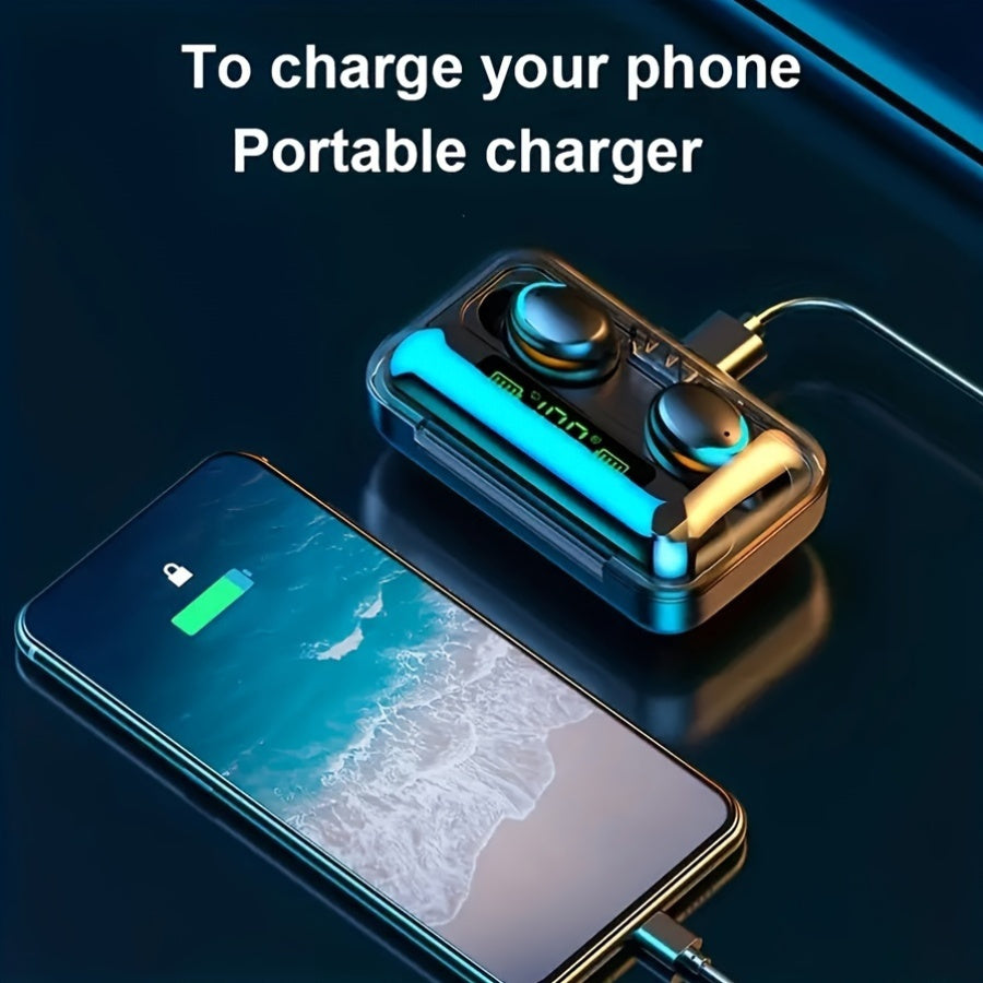 Draadloze oplaadbare koptelefoon - touch & volume control, compatibel met telefoons