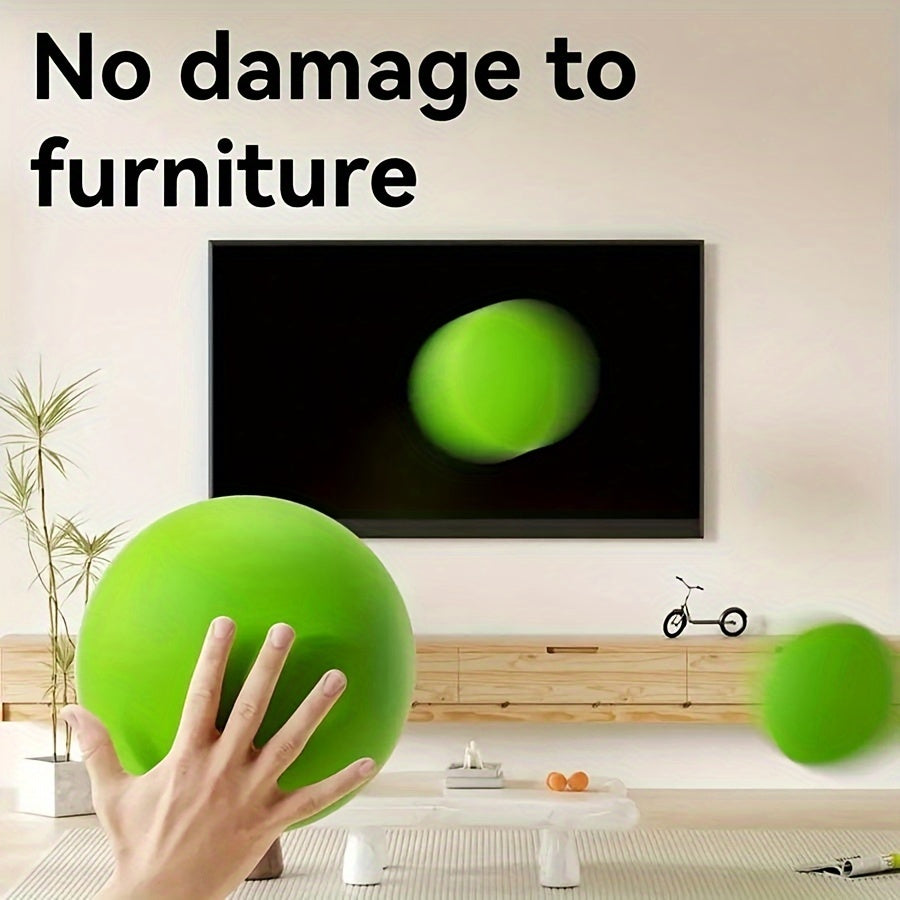 Ultra-Stille Stuiterballen | Spons Basketbal & Voetbal Ø15 cm – Ideaal voor Indoor Sport & Cadeau voor Kinderen