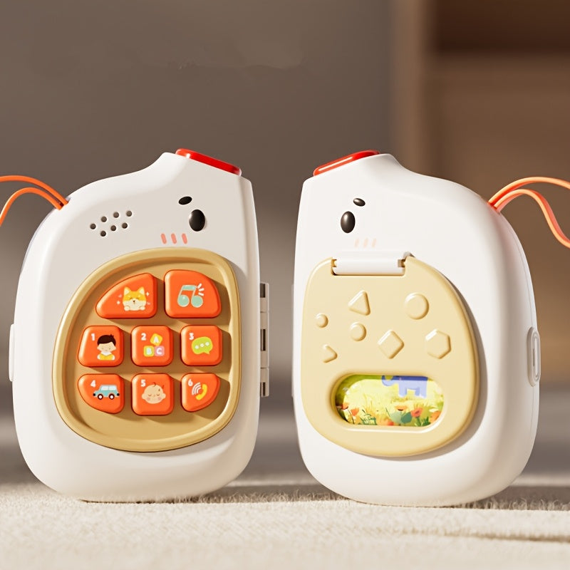 Baby Muzikale Telefoon met Drukbord | Interactief Olifant Speelgoed | Educatief Muziek- & Verhaalspel voor 18 Maanden+ | Multifunctioneel Ontwikkelingsspeelgoed
