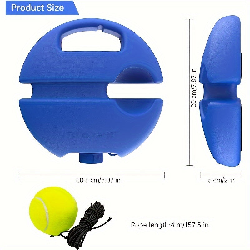 Tennis Trainingsset | Inclusief 2 Stuiterballen & Oefentouw | Perfect Voor Beginners om Tennisvaardigheden te Verbeteren
