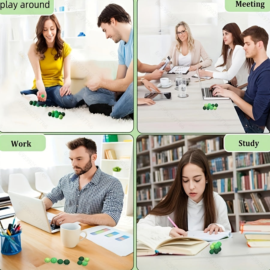 Magnetische Siliconen Stressbal | Ontspannend Hexagonaal Speelgoed