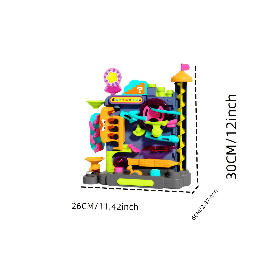 Knikkerbaan Speelgoed | STEM Baan met Tandwielen & Obstakels