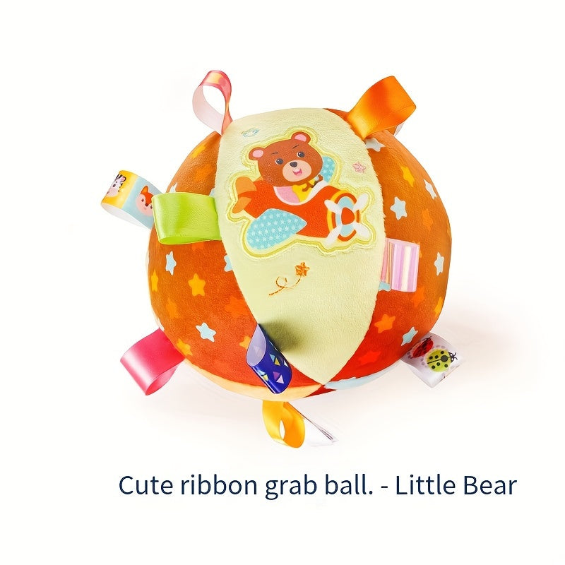 Babygrijpbal|Zachte pluche rammelaar – Baby cadeau