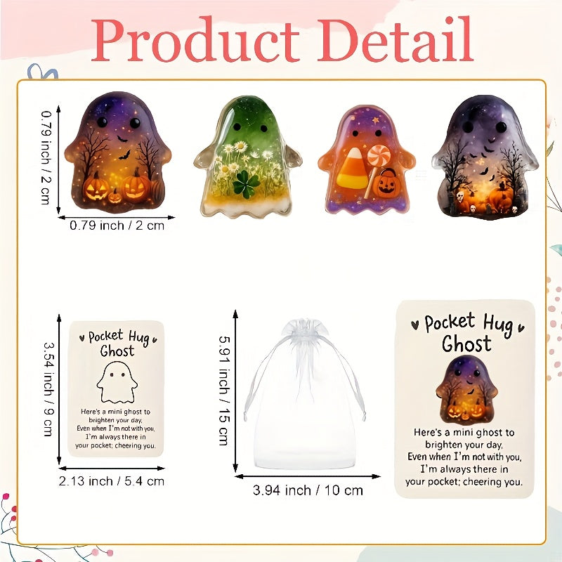 Spookje pocket hug kaart | Halloween steun & gift