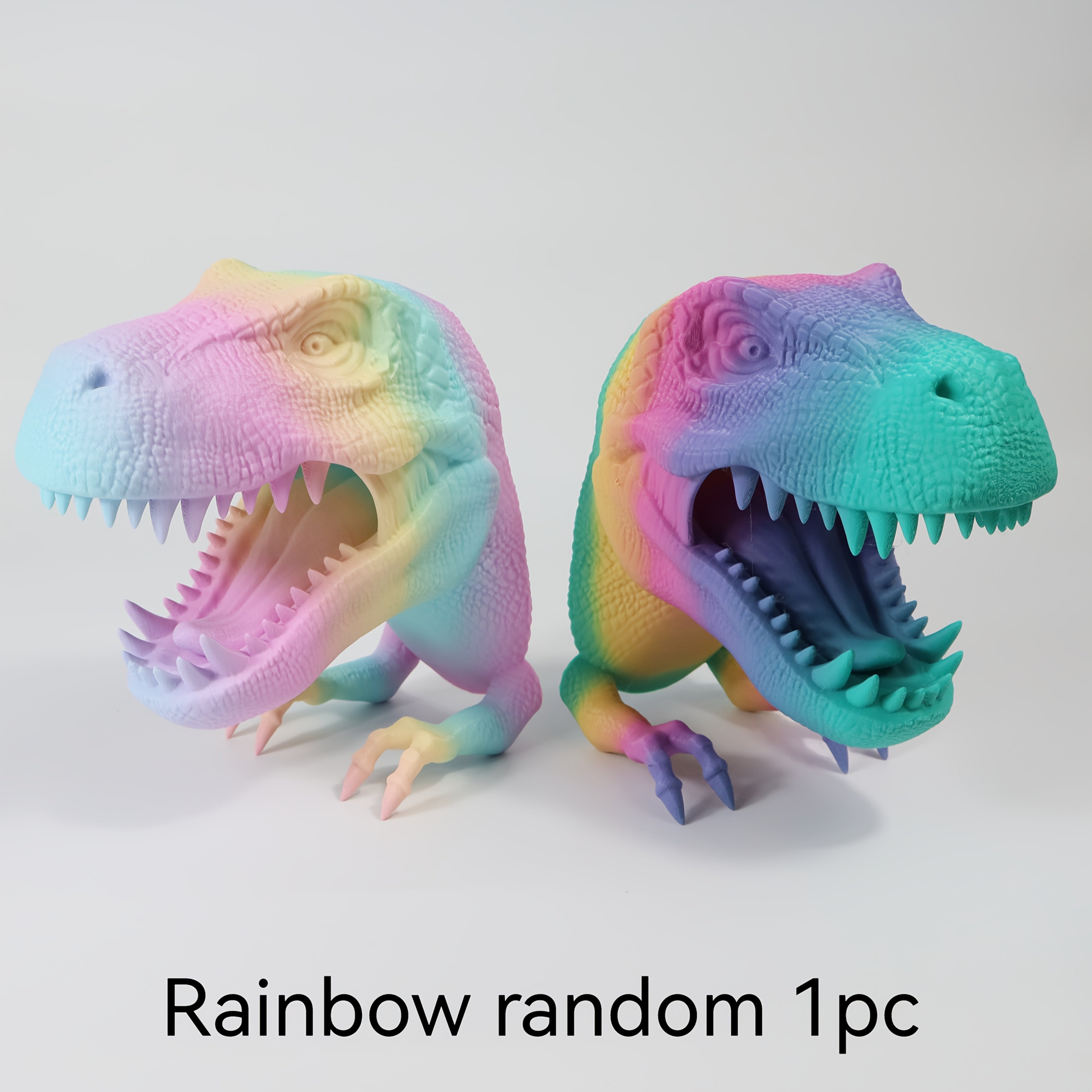 Stoere 3D Geprinte T-Rex Muurdecoratie voor Jongens en Mannen - Roze Dinosaurus Kunstwerk voor Kinderkamer, Kantoor of als Cadeau voor Vaderdag en Halloween