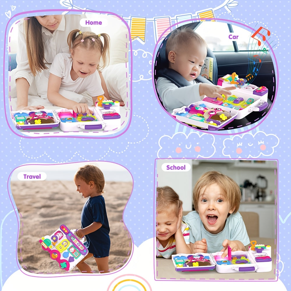 Baby Muzikale Busy Board | Educatief speelgoed voor kinderen van 1-2 jaar. Stimuleert fijne motoriek en sensorische vaardigheden. Ideaal als cadeau voor Kerst, Halloween en verjaardagen.