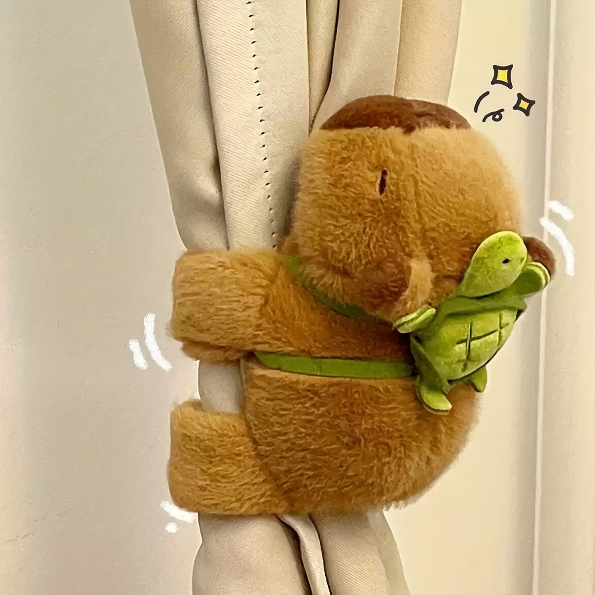 Capybara Knuffelarmband – Schattig Clip-on Speelgoed & Fietsaccessoire | Dierenthema Cadeau voor Kinderen