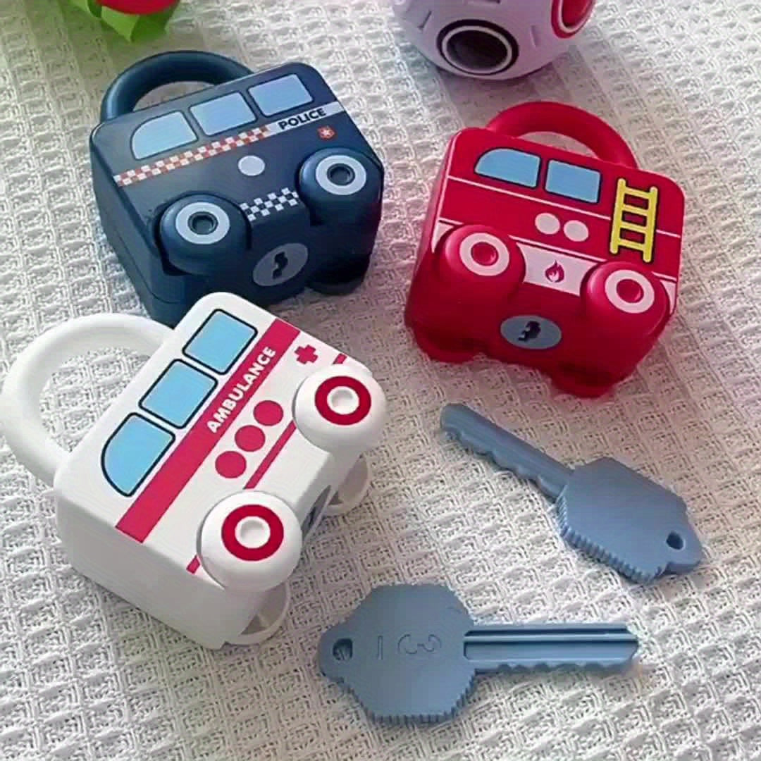 Interactieve trein sloten - educatief speelgoed voor fijne motoriek 3+ jaar