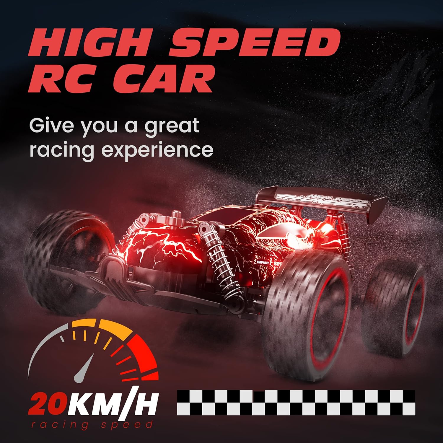 1:18 Schaal Afstandsbediening Auto voor Kinderen | 2WD Off-Road Buggy | 20 KM/H Snelheid & 50 Minuten Speeltijd | Perfect Cadeau voor Jongens & Meisjes