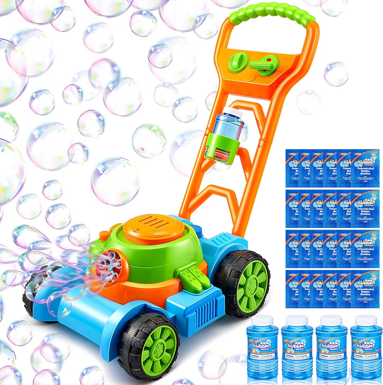 Bubble Grasmaaier voor Peuters | Bubbelmachine voor Buiten Speelgoed voor Peuters en Kleuters