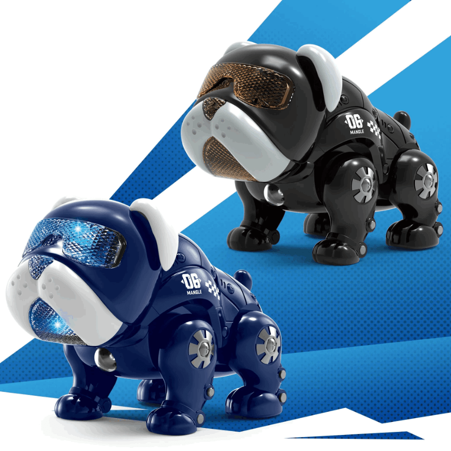 Slimme Robothond met Licht en Muziek voor Kinderen vanaf 3 Jaar - Interactief Speelgoedhondje dat Zelf Obstakels Ontwijkt - Robot Huisdier voor Jongens en Meisjes