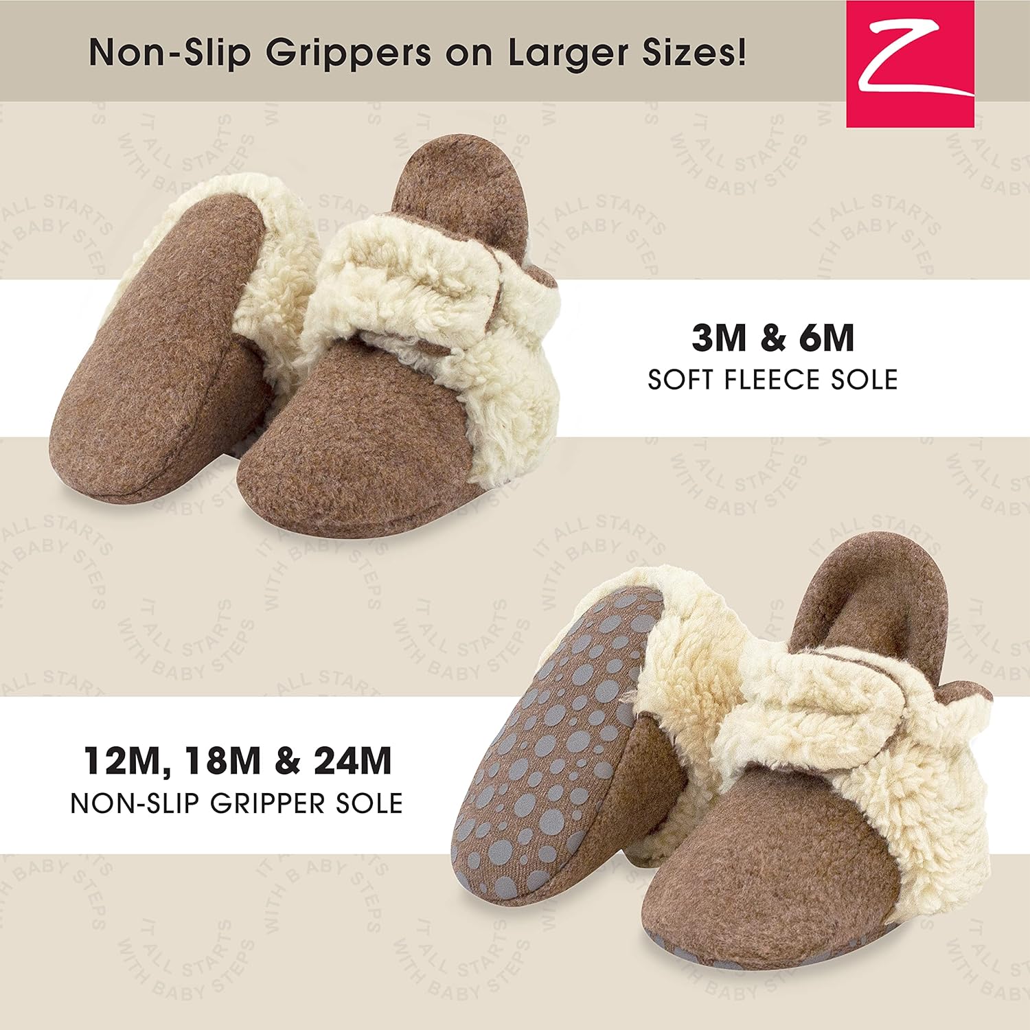 Uniseks Fleece Babylaarsjes | Babyschoentjes met twee drukknoopsluitingen voor pasgeborenen tot 24 maanden