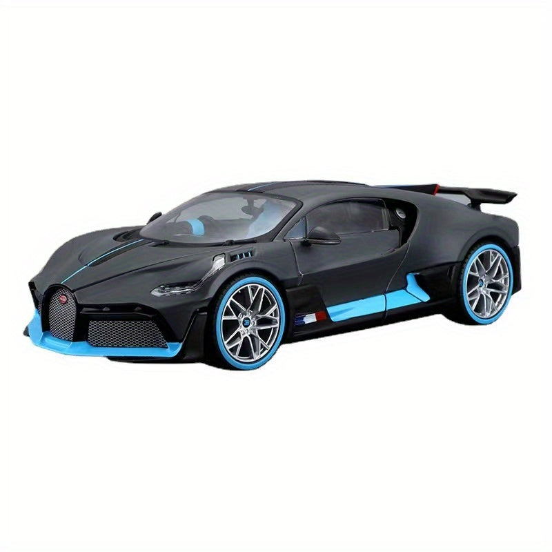 Maisto Bugatti Divo 1:24 - Blauw sportmodel van metaal, verzamelaarsitem, perfect voor jongens.