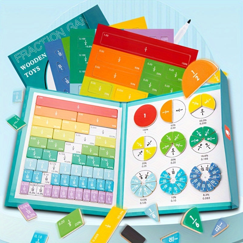 Magnetische Breuktegels Bord | Reken- en Leer Spel, Educatief STEM Speelgoed