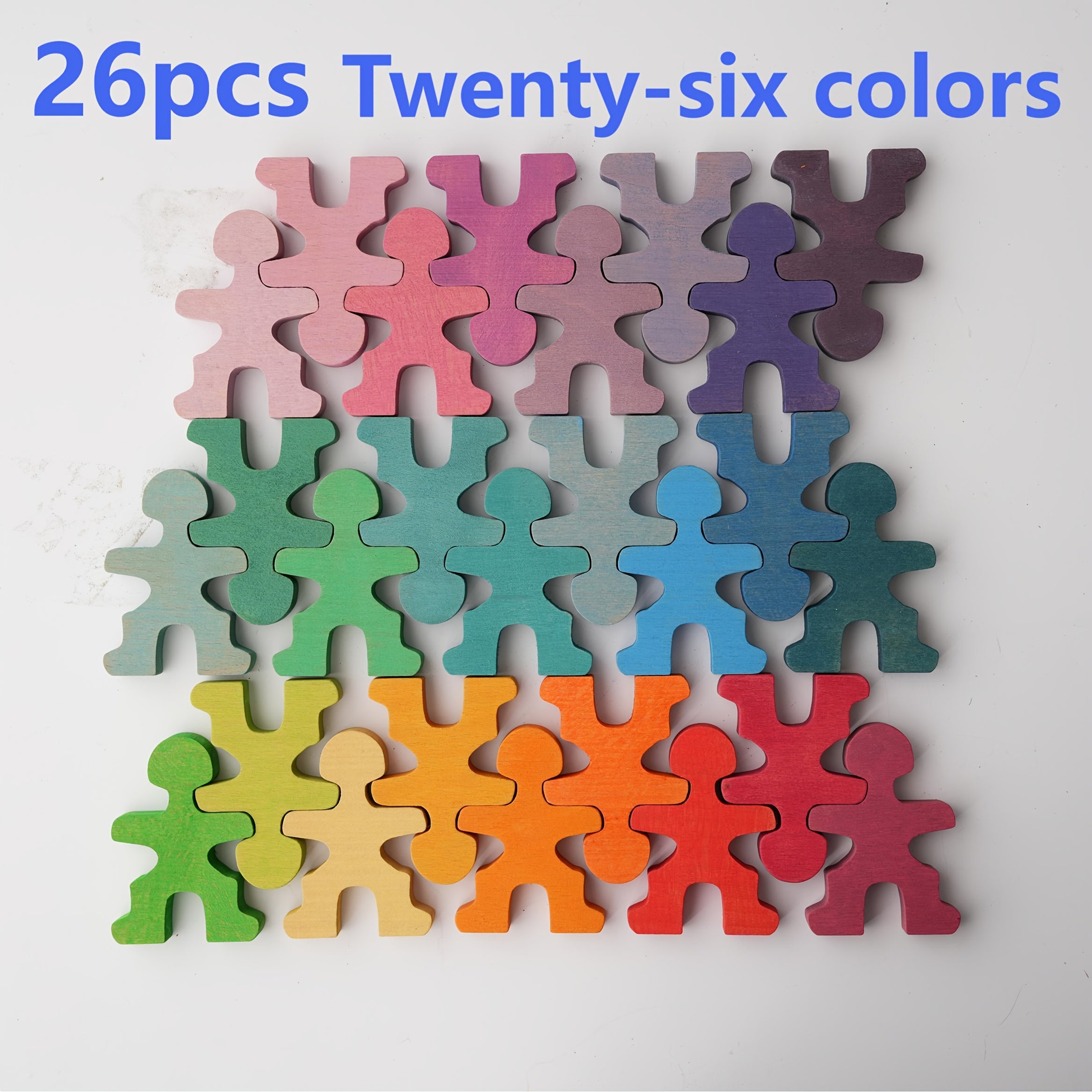 Houten stapelblokken|Educatief balansspel voor peuters & gezinnen