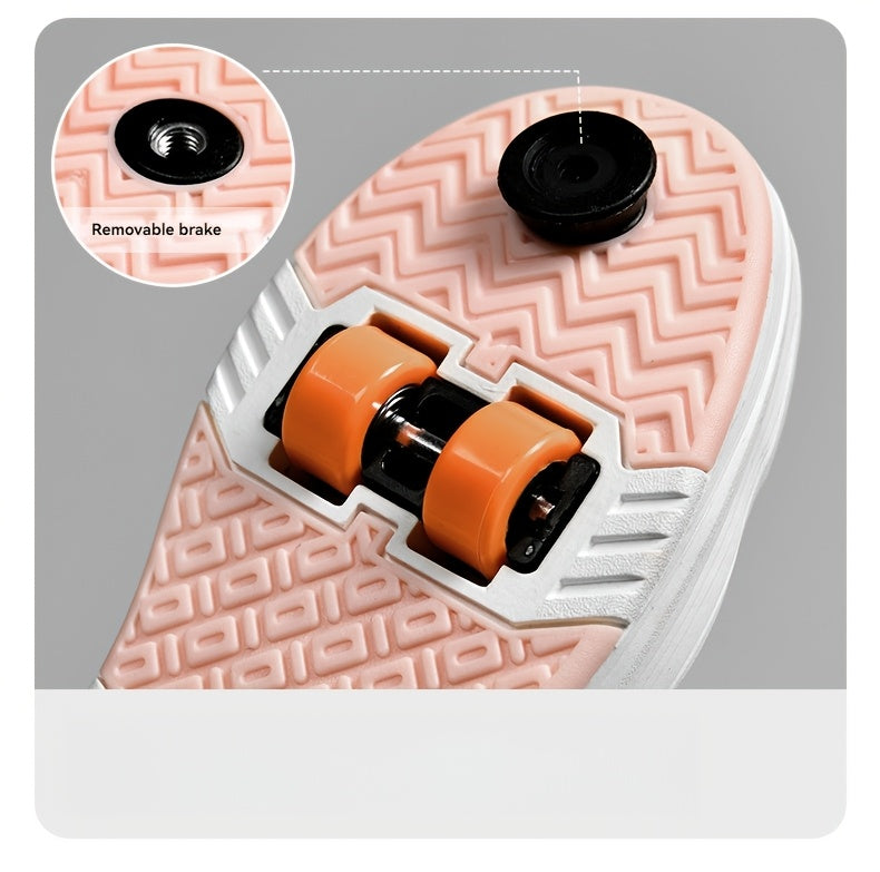 Jongens Rolschaatsen | Comfortabel met Afneembare Wielen & Remkop