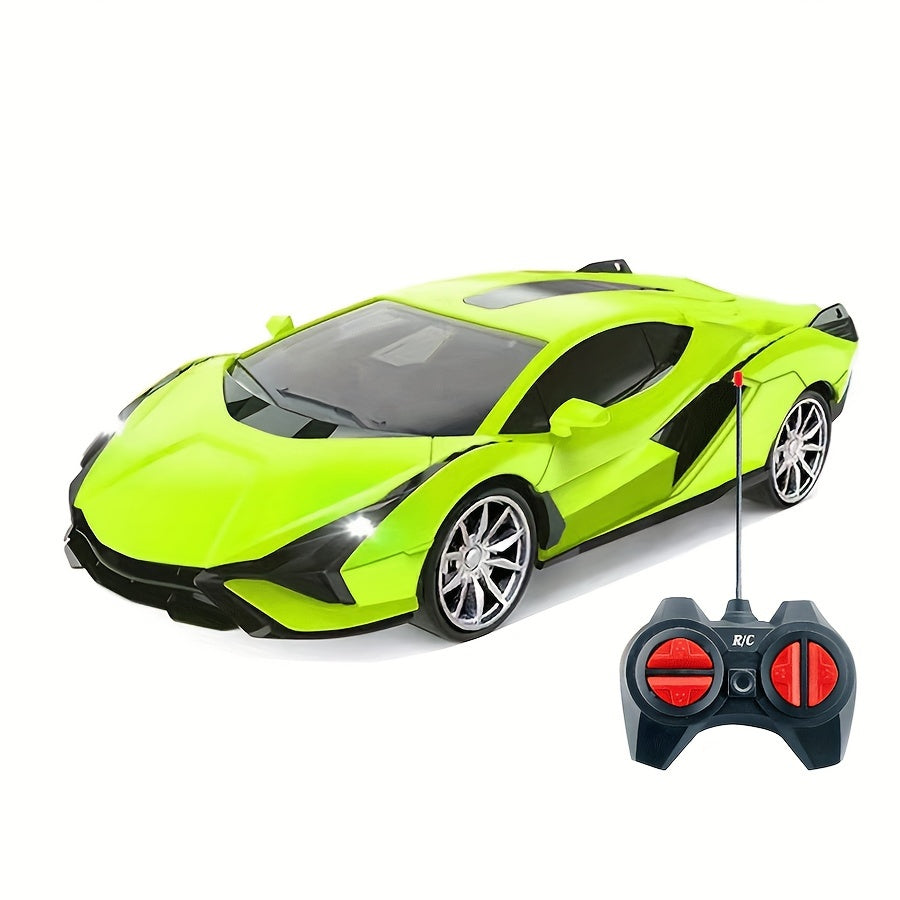Mini RC auto zwart/blauw | Afstandsbediening speelgoedauto voor kinderen, feestcadeau