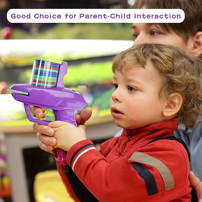 Leuke Schuim Disc Blaster | Handheld Shooter met Zachte Schuimschijven voor Binnen- en Buitenspelen voor Kinderen en Volwassenen