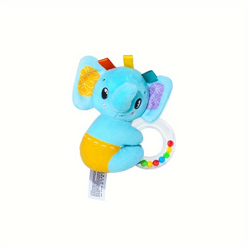 Baby Handbel Rammelaar Set, Zacht Gevuld Dier, Voor 0-3 Jaar, Ideaal Cadeau voor Verjaardag en Kerst
