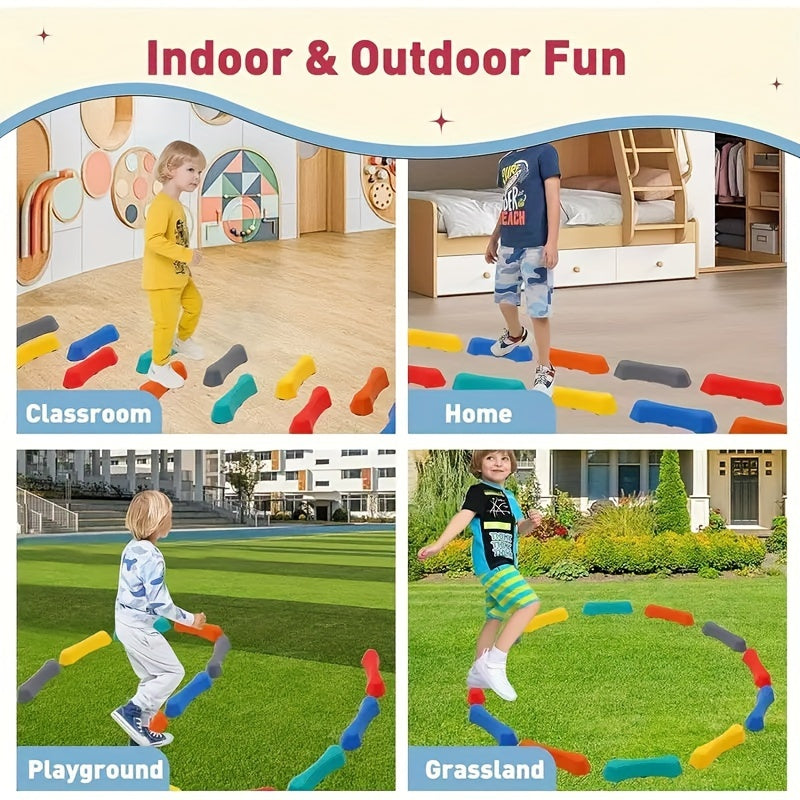 Balans Stapstenen | Evenwichtsspel voor Binnen & Buiten